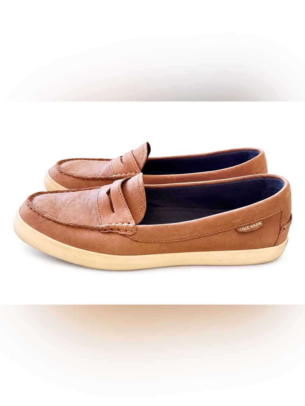 Cole Haan Nantucket Grand.OS Penny Loafers Mauve Taupe Suede Women’s 10B